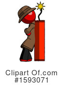 Red Design Mascot Clipart #1593071 by Leo Blanchette