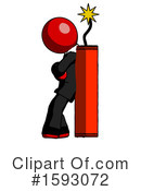 Red Design Mascot Clipart #1593072 by Leo Blanchette