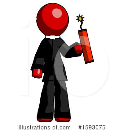 Royalty-Free (RF) Red Design Mascot Clipart Illustration by Leo Blanchette - Stock Sample #1593075