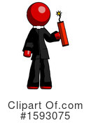 Red Design Mascot Clipart #1593075 by Leo Blanchette