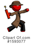 Red Design Mascot Clipart #1593077 by Leo Blanchette