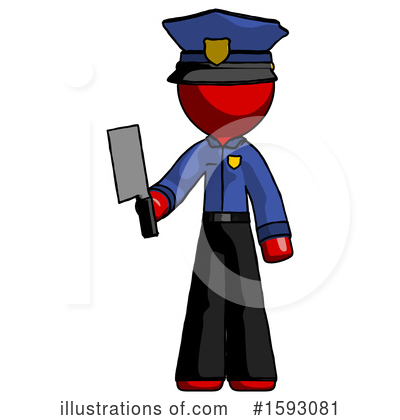 Royalty-Free (RF) Red Design Mascot Clipart Illustration by Leo Blanchette - Stock Sample #1593081