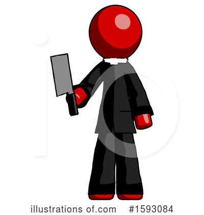 Royalty-Free (RF) Red Design Mascot Clipart Illustration by Leo Blanchette - Stock Sample #1593084