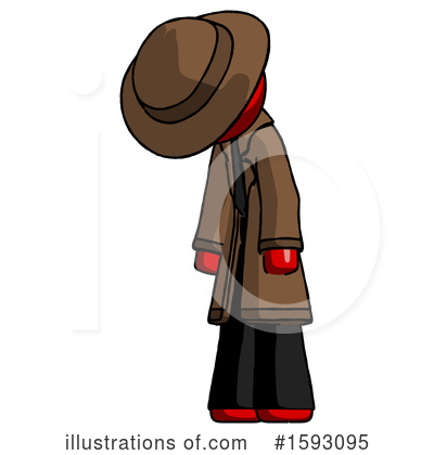 Royalty-Free (RF) Red Design Mascot Clipart Illustration by Leo Blanchette - Stock Sample #1593095