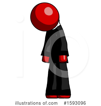 Royalty-Free (RF) Red Design Mascot Clipart Illustration by Leo Blanchette - Stock Sample #1593096