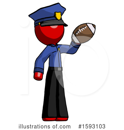 Royalty-Free (RF) Red Design Mascot Clipart Illustration by Leo Blanchette - Stock Sample #1593103