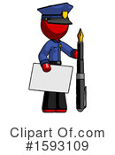 Red Design Mascot Clipart #1593109 by Leo Blanchette