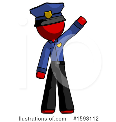 Royalty-Free (RF) Red Design Mascot Clipart Illustration by Leo Blanchette - Stock Sample #1593112