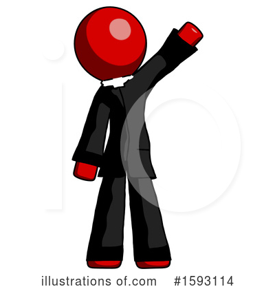 Royalty-Free (RF) Red Design Mascot Clipart Illustration by Leo Blanchette - Stock Sample #1593114