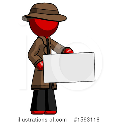 Royalty-Free (RF) Red Design Mascot Clipart Illustration by Leo Blanchette - Stock Sample #1593116