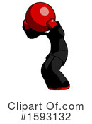 Red Design Mascot Clipart #1593132 by Leo Blanchette