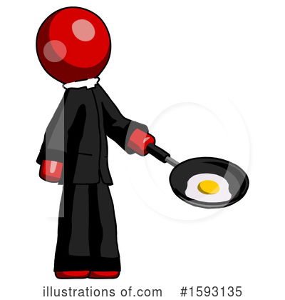 Royalty-Free (RF) Red Design Mascot Clipart Illustration by Leo Blanchette - Stock Sample #1593135