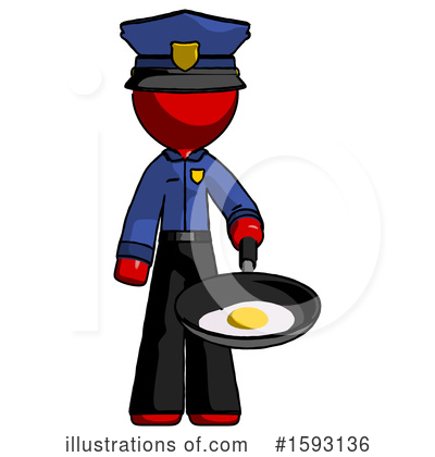 Royalty-Free (RF) Red Design Mascot Clipart Illustration by Leo Blanchette - Stock Sample #1593136