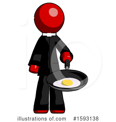Royalty-Free (RF) Red Design Mascot Clipart Illustration by Leo Blanchette - Stock Sample #1593138