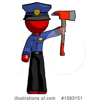 Royalty-Free (RF) Red Design Mascot Clipart Illustration by Leo Blanchette - Stock Sample #1593151