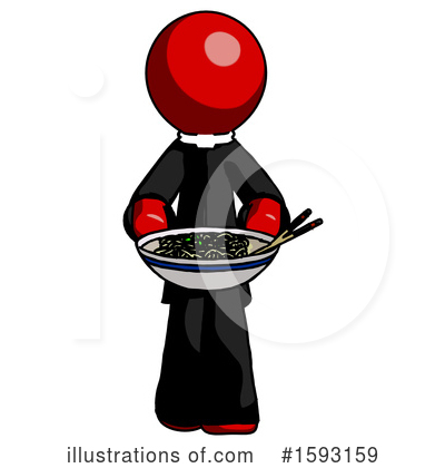 Royalty-Free (RF) Red Design Mascot Clipart Illustration by Leo Blanchette - Stock Sample #1593159