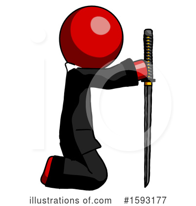Royalty-Free (RF) Red Design Mascot Clipart Illustration by Leo Blanchette - Stock Sample #1593177