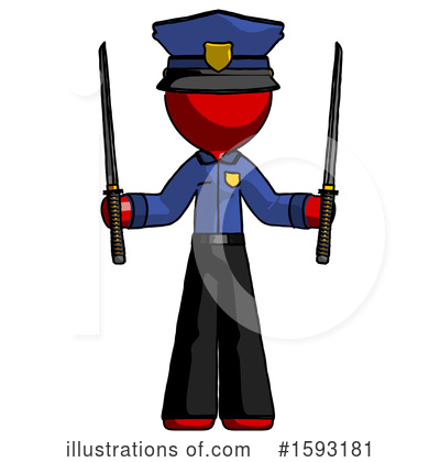 Royalty-Free (RF) Red Design Mascot Clipart Illustration by Leo Blanchette - Stock Sample #1593181