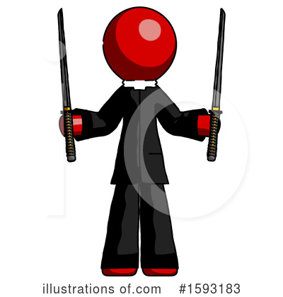 Royalty-Free (RF) Red Design Mascot Clipart Illustration by Leo Blanchette - Stock Sample #1593183