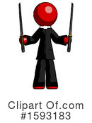 Red Design Mascot Clipart #1593183 by Leo Blanchette