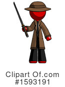 Red Design Mascot Clipart #1593191 by Leo Blanchette