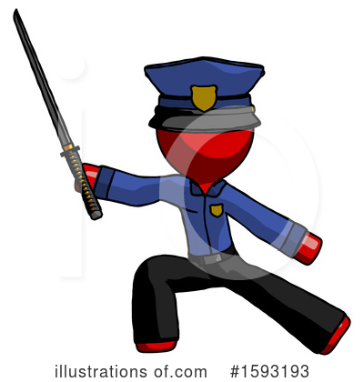 Royalty-Free (RF) Red Design Mascot Clipart Illustration by Leo Blanchette - Stock Sample #1593193