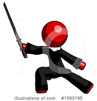 Royalty-Free (RF) Red Design Mascot Clipart Illustration by Leo Blanchette - Stock Sample #1593195