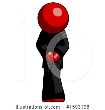 Royalty-Free (RF) Red Design Mascot Clipart Illustration by Leo Blanchette - Stock Sample #1593198