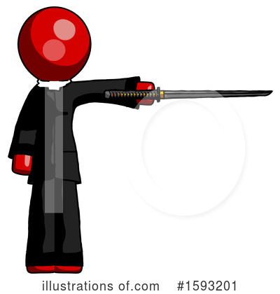 Royalty-Free (RF) Red Design Mascot Clipart Illustration by Leo Blanchette - Stock Sample #1593201
