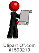 Red Design Mascot Clipart #1593210 by Leo Blanchette