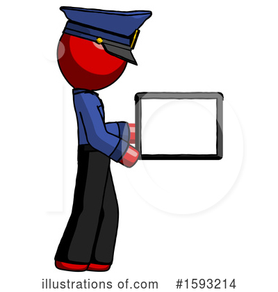 Royalty-Free (RF) Red Design Mascot Clipart Illustration by Leo Blanchette - Stock Sample #1593214