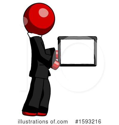 Royalty-Free (RF) Red Design Mascot Clipart Illustration by Leo Blanchette - Stock Sample #1593216