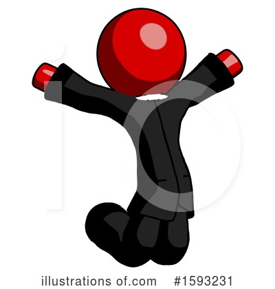 Royalty-Free (RF) Red Design Mascot Clipart Illustration by Leo Blanchette - Stock Sample #1593231
