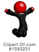 Red Design Mascot Clipart #1593231 by Leo Blanchette