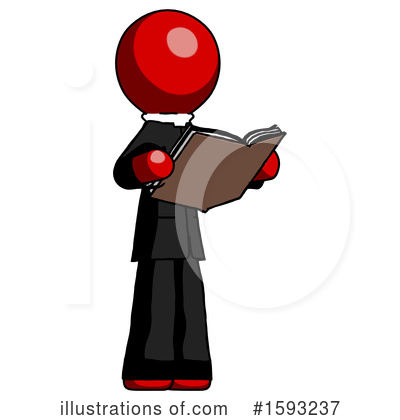 Royalty-Free (RF) Red Design Mascot Clipart Illustration by Leo Blanchette - Stock Sample #1593237