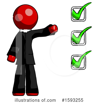 Royalty-Free (RF) Red Design Mascot Clipart Illustration by Leo Blanchette - Stock Sample #1593255