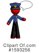 Red Design Mascot Clipart #1593256 by Leo Blanchette