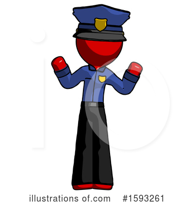 Royalty-Free (RF) Red Design Mascot Clipart Illustration by Leo Blanchette - Stock Sample #1593261