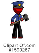 Red Design Mascot Clipart #1593267 by Leo Blanchette