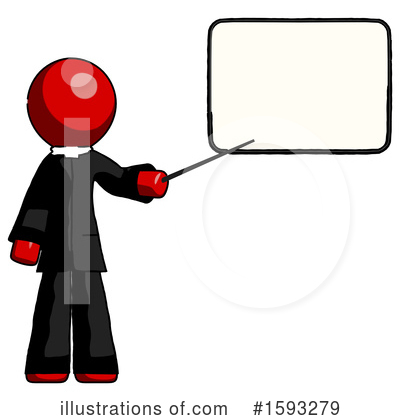 Royalty-Free (RF) Red Design Mascot Clipart Illustration by Leo Blanchette - Stock Sample #1593279