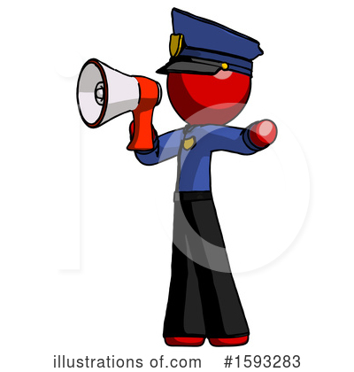 Royalty-Free (RF) Red Design Mascot Clipart Illustration by Leo Blanchette - Stock Sample #1593283