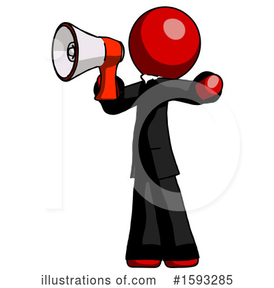 Royalty-Free (RF) Red Design Mascot Clipart Illustration by Leo Blanchette - Stock Sample #1593285