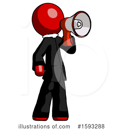 Royalty-Free (RF) Red Design Mascot Clipart Illustration by Leo Blanchette - Stock Sample #1593288