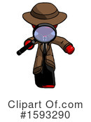 Red Design Mascot Clipart #1593290 by Leo Blanchette