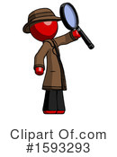 Red Design Mascot Clipart #1593293 by Leo Blanchette