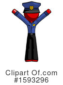 Red Design Mascot Clipart #1593296 by Leo Blanchette