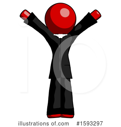 Royalty-Free (RF) Red Design Mascot Clipart Illustration by Leo Blanchette - Stock Sample #1593297