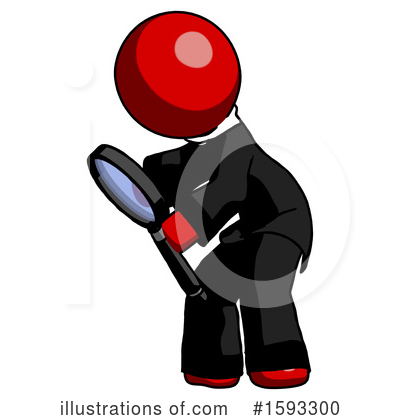 Royalty-Free (RF) Red Design Mascot Clipart Illustration by Leo Blanchette - Stock Sample #1593300