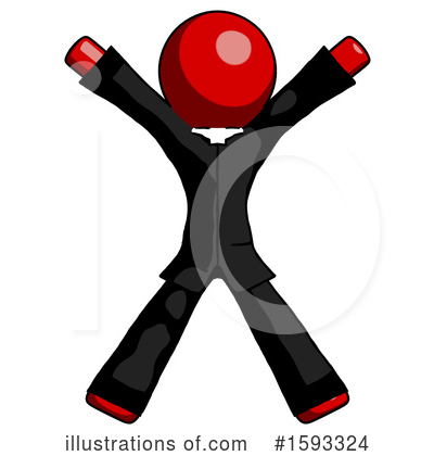 Royalty-Free (RF) Red Design Mascot Clipart Illustration by Leo Blanchette - Stock Sample #1593324