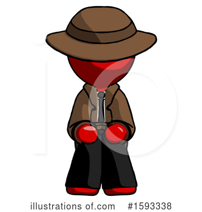 Royalty-Free (RF) Red Design Mascot Clipart Illustration by Leo Blanchette - Stock Sample #1593338
